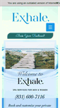 Mobile Screenshot of exhaledayspa.com